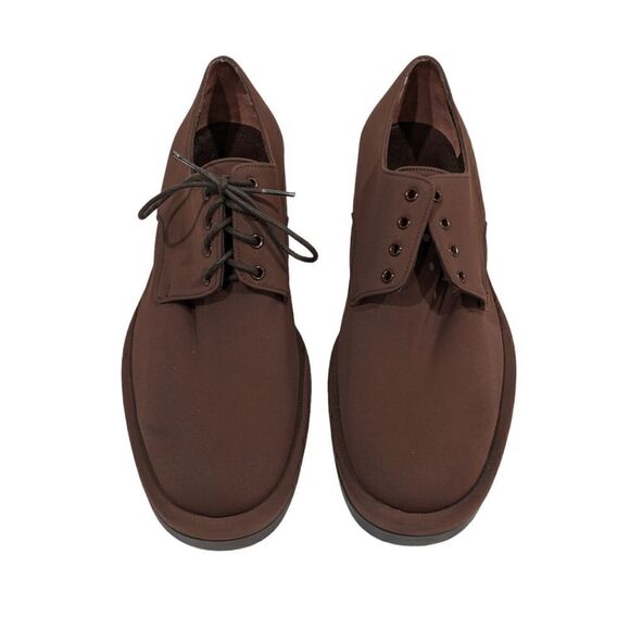 Stephane Kelian Paris Brown Derby Lace Up Shoes Size 8 1/2 - Picture 2 of 10